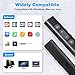 USB-A/USB-C Presentation Clicker for PowerPoint Presentations Pointer, Wireless Presenter Remote, Google Slide Advancer Projector Smart Board Slideshow PPT Clicker for Mac/Laptop/Computer/Office