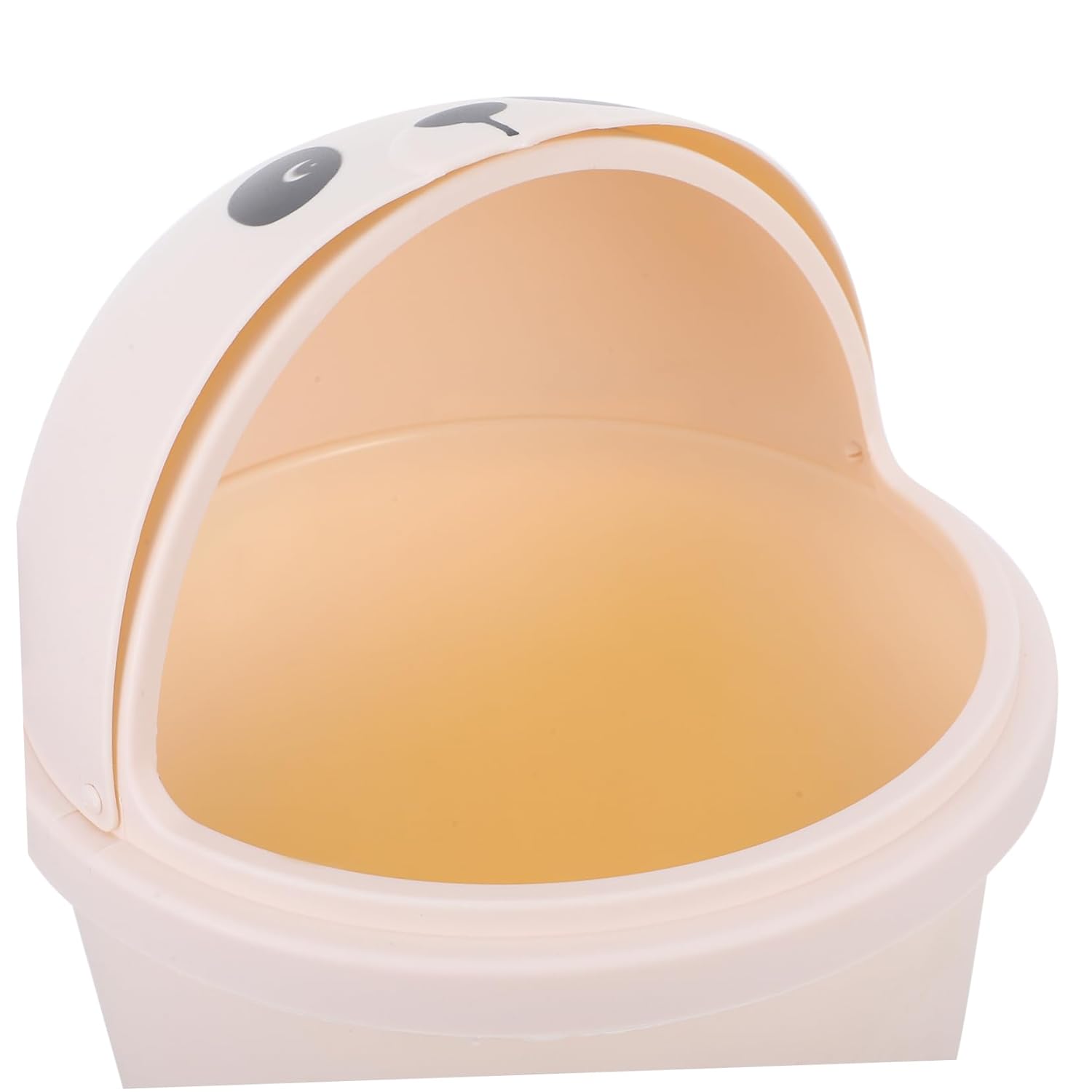 Dog Poop Outdoor Trash Can Panda Patterned Lid Large Capacity Waste Bin for Outdoor Use