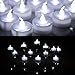AGPtek Lot 100 Battery Operated LED Cool White Tea Light Candle Flickering Flashing