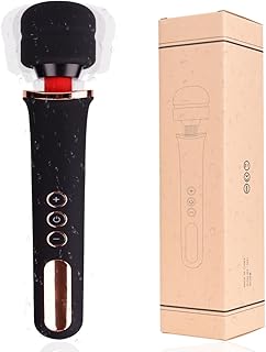 Cordless Relaxation Massager- Magic Stress Away for Muscle Aches and Sports Recovery-Rechargeable -Black