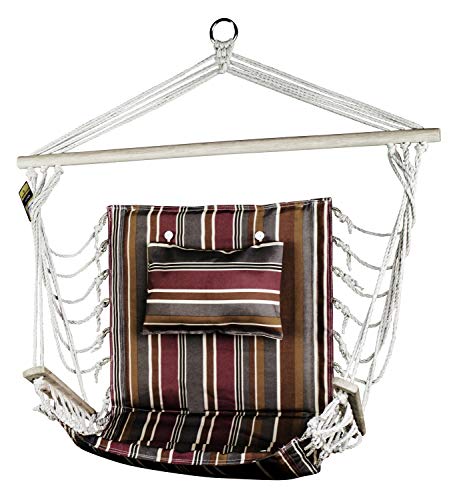 Backyard Expressions Hammock Chair, Spice Stripes #TOP11