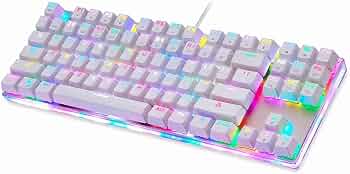 Yunseity Motospeed K87s Teclado Mecânico Rgb Retroiluminado