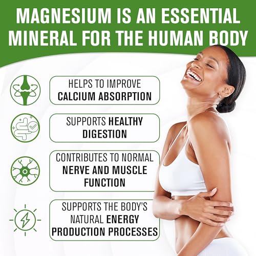 NaturalSlim Magicmag - Polvo de citrato de magnesio puro – Soporte para el estrés, el estreñimiento, los músculos y el corazón | Suplemento de magnesio natural con sabor a fresa y lima, mezcla de