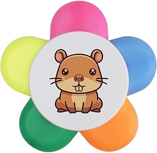 Azeeda 'Cute Capybara' Flower Shape Highlight...