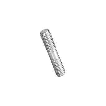 METALLIXITY 3Pcs Double End Threaded Stud ScrewM8x30 SS304 Silver