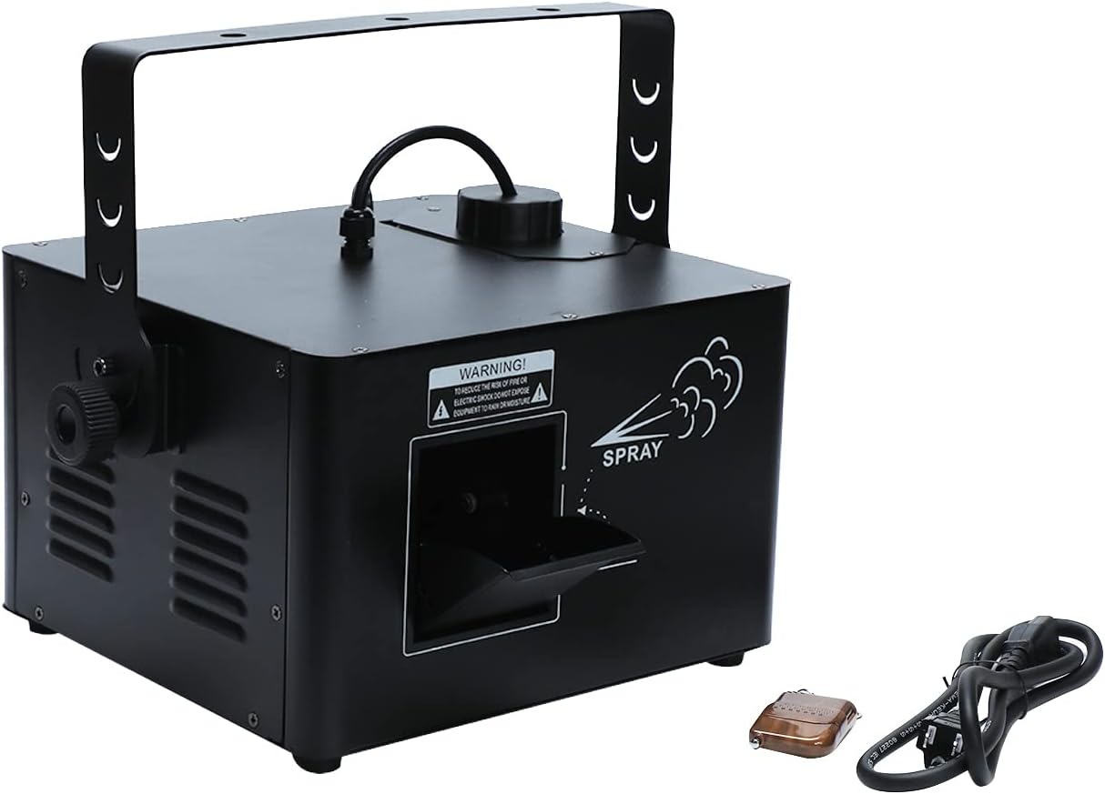 Eapmic Wireless Fog Machine Haze Machine 1500W Low Lying DMX Remote Control Smoke Machine Hazer Portable DJ Stage Fog Machine 10000 cu.ft/Min for Party Wedding Stage Effect Halloween Concert