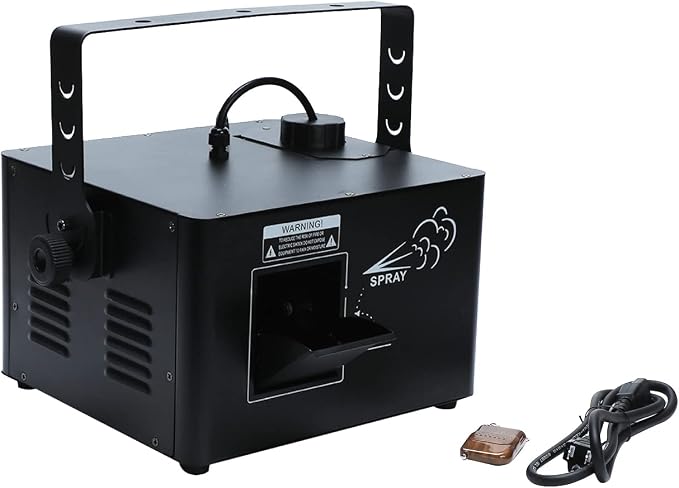 Máquina de humo portátil VONZOER 1500W con control remoto DMX miniatura 4