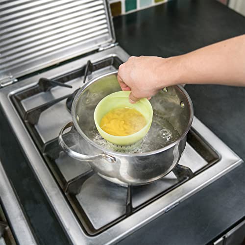 Olababy 100% Silicone Steam Bowl | Fold N Go Silicone Baby Bib w Travel Case (Coral)4