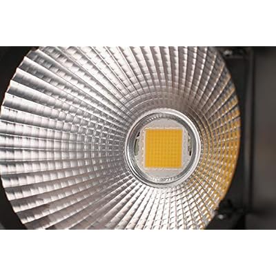 Avalon COB 100W LED Spotlight | 3200K Warm White Stage Light with Barn Doors | Professional DMX Ellipsoidal for Church, Weddings, Theatre & Venues