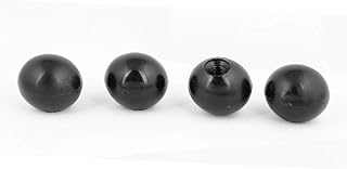 Lon0167 New M10 x Featured 35mm Black Plastic Reliable Efficacy 35mm Dia 10mm Threaded Ball Lever Knob 4 Pcs(id:fef 59 7b 93b)