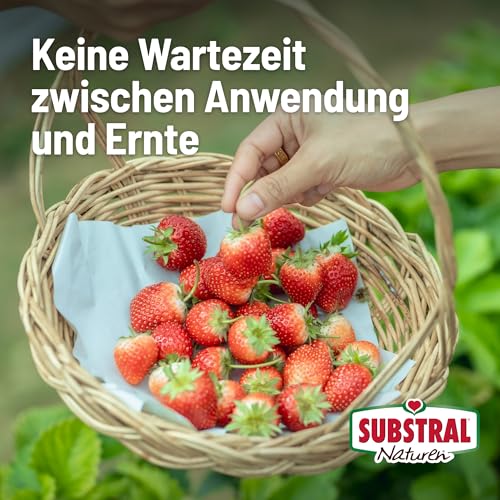 Substral Naturen Bio Schädlingsfrei Obst und Gemüse, 750 ml Flasche - Natürliches Mittel gegen Schädlinge an Pflanzen