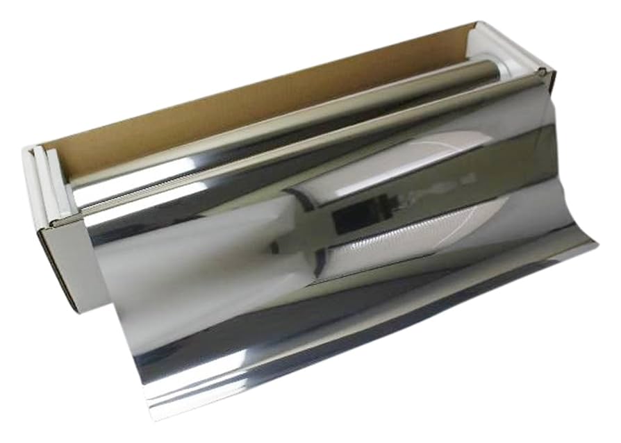 シルバー15 1m幅×30mロール箱売 ウィンドウフィルム 窓ガラスフィルム マジックミラーフィルム 遮熱フィルム 断熱フィルム UVカットフィルム ブレインテック シルバー15 1m幅×30mロール箱売 ウィンドウフィルム 窓ガラスフィルム