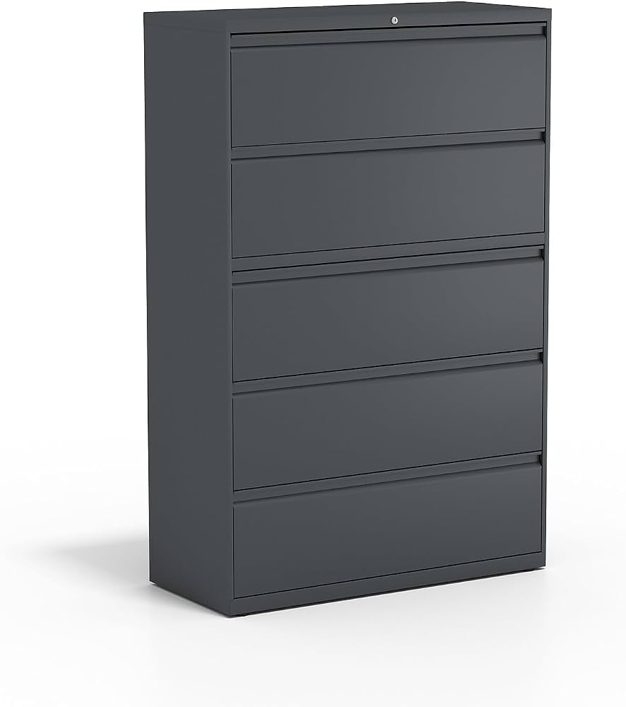 Amazon.com: STAPLES Archivador lateral de 5 cajones, documentos de