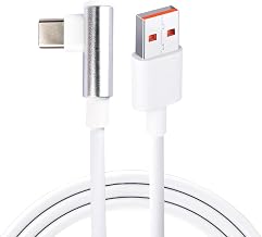 1.8M USB C Cable Fast Charging 120W 6A, USB Type C Cable to 90 Degrees, Type C Fast Charging Cable, Compatible for Most Smartphones Redmi, Xiaomi, Fast Charging and Data Transfer