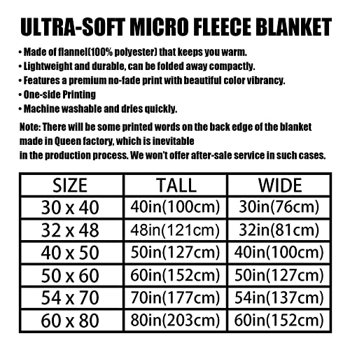 Custom Blanket With Name Funny Cute Bee Blanket For Kids Blue Blanket Fluffy Warm Soft Flannel Throw Blanket All Season Lightwight Durable Blanket For Bed Sofa Couch Office 32"X48" #TOP3