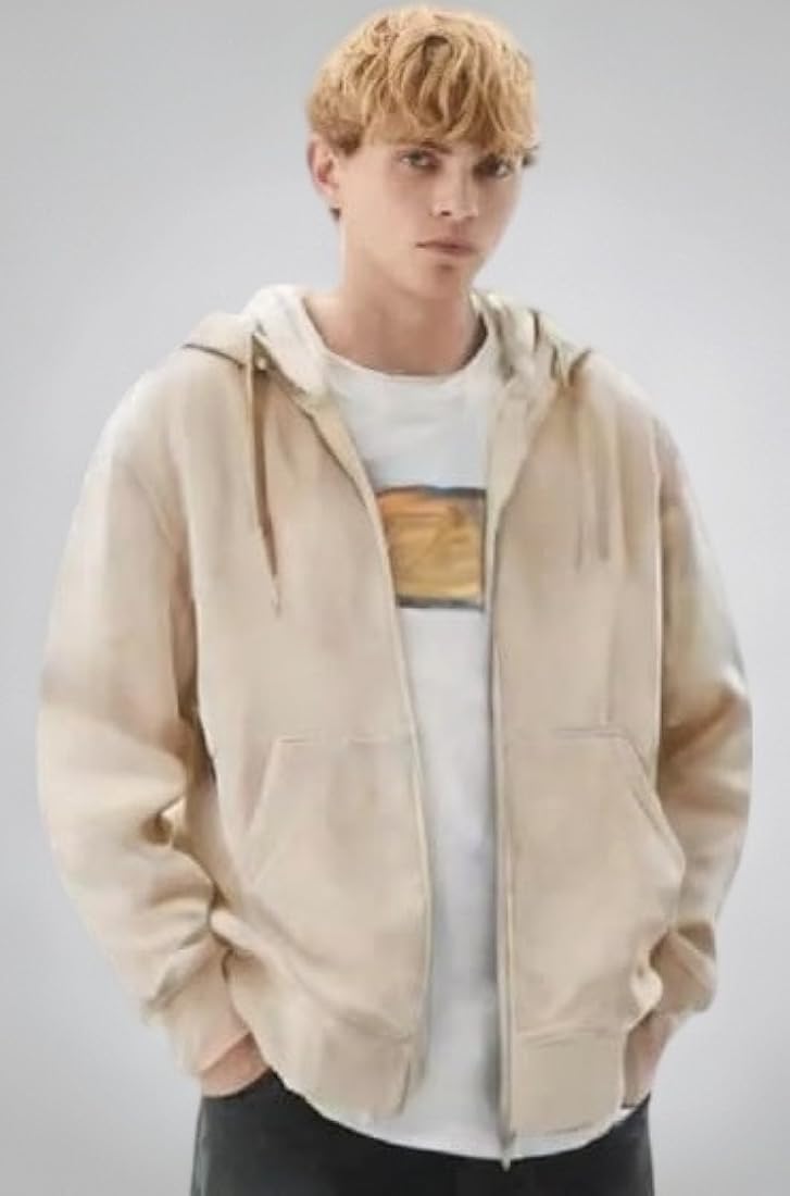 フードつきブルゾンベージュhiro様 Buy PAKLON Men's Full Sleeve Zip-Through Hoodie | Jacket for Men