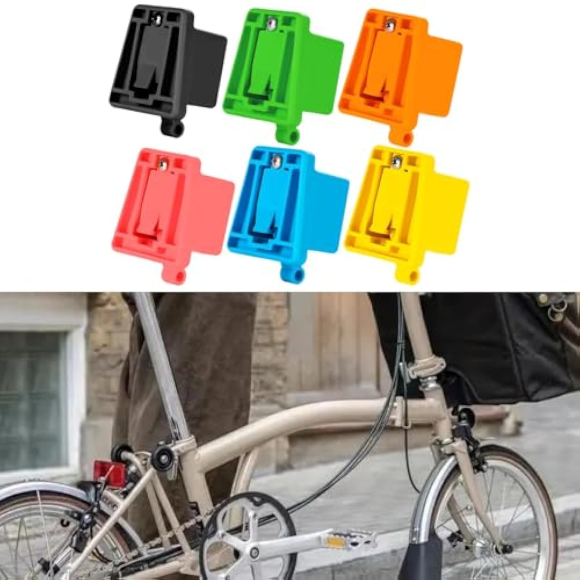 4x Front Carrier Block Lightweight Bicycle Bag