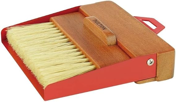 Dulton Dustpan and Brush Dustpan and Brush RED H21-0365RD Red Broom & Dustpan Set