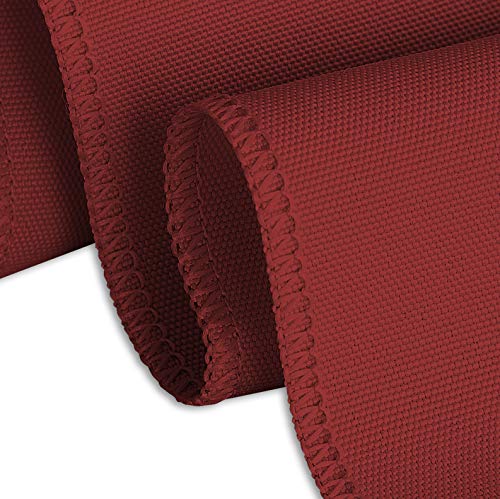 Linentablecloth 90 X 156-Inch Rectangular Polyester Tablecloth Burgundy #TOP1