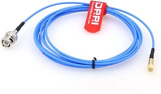 DRRI BNC Male to 10-32 UNF Microdot Male Acceleration Sensor Vibration Sensor Test Cable (1M / 39inch) (BNC-M5, 2M / 79inch)