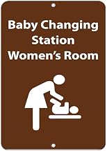 Baby Changing Station Women's Room Activity Sign Park Signs Vinyl Sticker Decal 8"