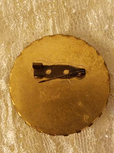 Black And White Cameo Woman Retrieving Water Brooch Resin #TOP1