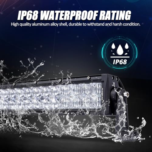 Image of Auxbeam LED 52 inch Lights Bar Bright 300W 5D Off Road Driving Waterproof Lamp