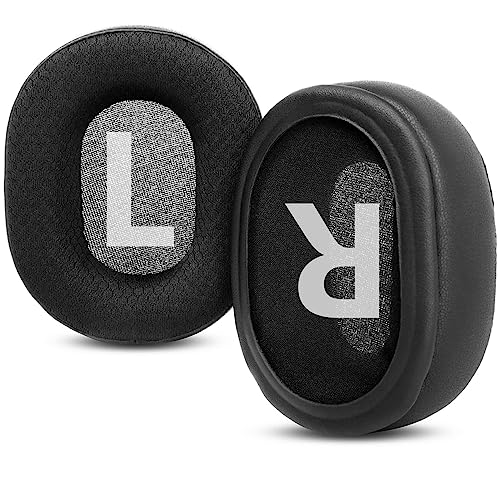 MDR-7506 Ear Pads para audífonos Sony WH-L600 MDR-7506 MDR-V6 | Almohadillas de reemplazo con tela de malla mejorada, espuma para aislamiento de ruido - Negro miniatura 5
