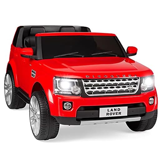 Best Choice Products 12V 3.7 MPH 2-Seater Licensed Land Rover Ride On Car Toy w/Parent Remote Control, MP3 Player - Red