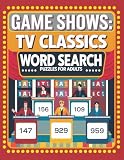 Game Shows TV Classics Word Search for Adults (Large Print): Test Your Knowledge with Over 75 Fun Puzzles...