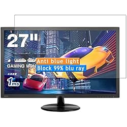 Vaxson 2 Unidades Protector de Pantalla Anti Luz Azul, compatible con ASUS VP278Q-P / vp278h / vp278 27´´ Display Monitor [No Vidrio Templado ] Nuevo Película Protectora Film Guard