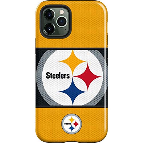 Skinit Impact Phone Case Compatible with iPhone 12 Pro - Officially Licensed NFL Pittsburgh Steelers Zone Block Design