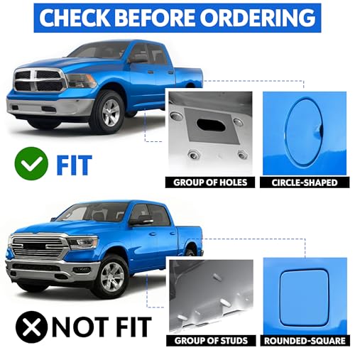 Tyger Auto 6" Riser Running Boards Compatible with 2009-2018 Dodge Ram 1500; 2010-2026 2500 3500; 2019-2024 Classic | Crew Cab | TG-RS6D60078 | Side Step Rails Nerf Bars by Tyger Auto - Image 3