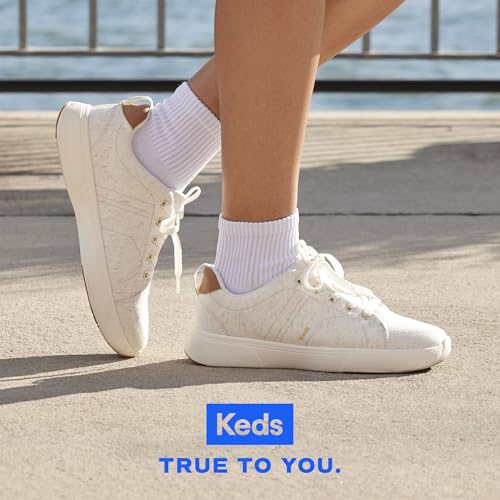 Keds Women's Blisswalk Lace Up Fashion Sneaker, Navy, 8 M
