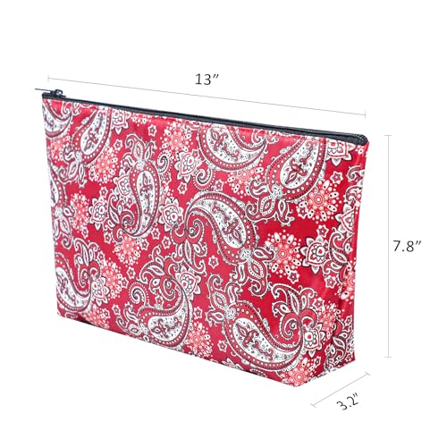 GUSTARIA Empty Mahjong Bag,Thickened Red Printed American Mahjong Tiles Bag (Case Only) by GUSTARIA - Image 2