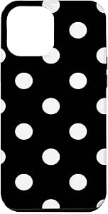 Amazon: iPhone 14 Pro Max Polka Dot Phone Case Black And White