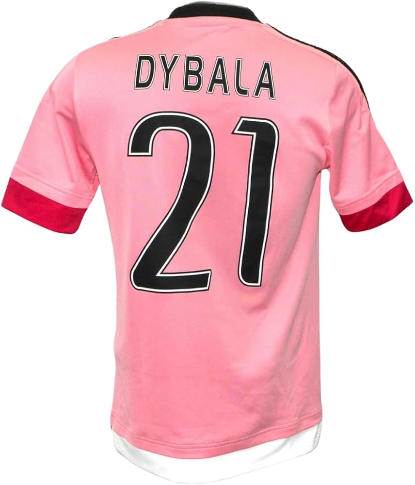 Amazon.com: Juv Dybala #21 Pink 15/16 Soccer Jersey for Men Fan