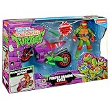 Wojownicze Żółwie Ninja Fioletowy Motocykl Z Raphael, pojazd + figurka