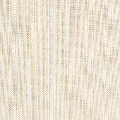 Luxurious Ivory Faux Linen Drapery Fabric - 56" Wide, Versatile & Textured Upholstery by the Yard