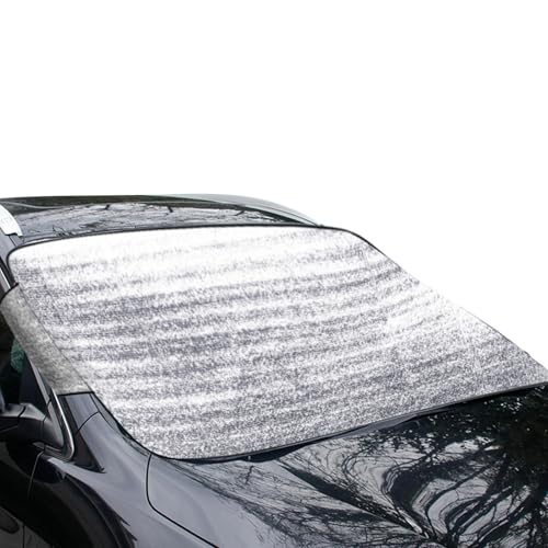Yulokdwi Cubierta Para Parabrisas De Nieve Y Hielo - Protector Antiheladas Para Ventanas Delanteras De Coche - Protector Solar Y Anticongelante Para Exteriores De Furgonetas Pickups Camiones Caravanas