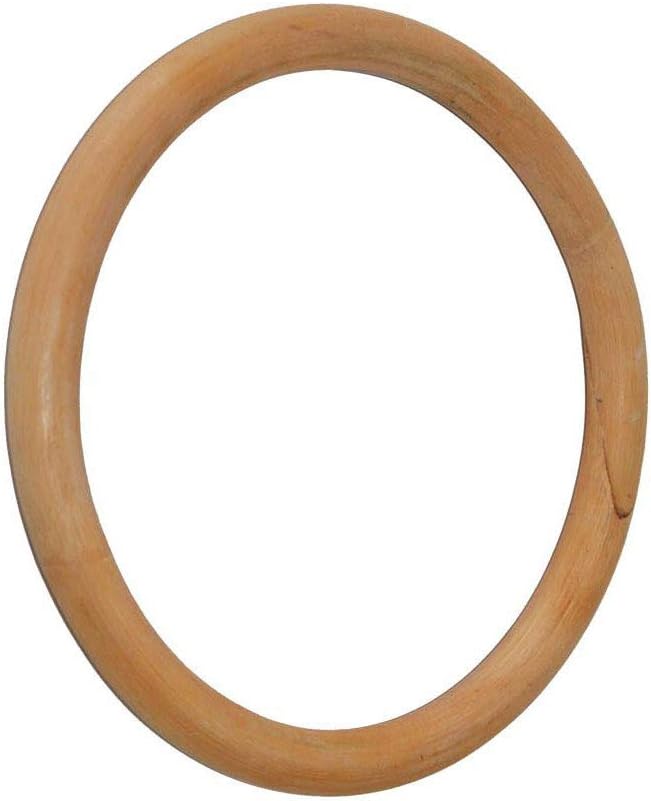 Wing Chun Ring Kung Fu Martial Arts Hand Strength Training Equipment Natural Wood Rattan Stainless Steel Ring for Exercise