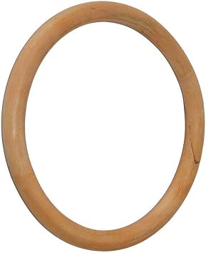 Wing Chun Ring Kung Fu Martial Arts Hand Strength Training Equipment Natural Wood Rattan Stainless Steel Ring for Exercise