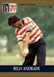 1990 Pro Set PGA Golf Trading Cards #71 Billy Andrade RC