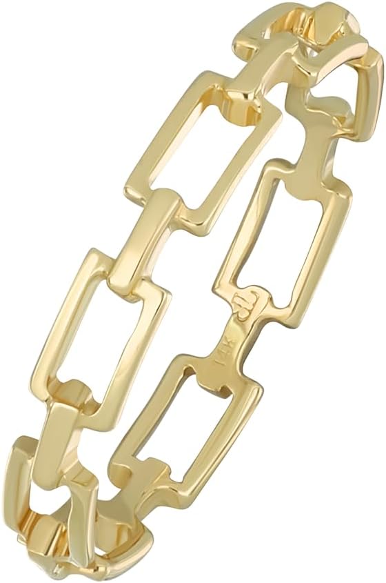 Bony Levy - 14K Yellow Gold Link Ring