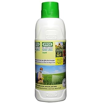 Nano Urea Liquid Nitrogen Fertilizer Soil Application & Water Soluble For All Plants & Garden 500 Ml