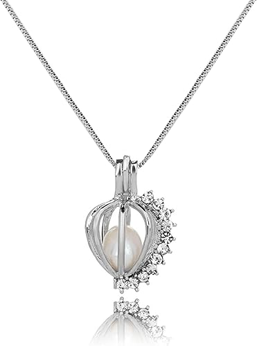 Miniatura 5 de Zehao - Kit de collar de perlas de deseo, misterioso juego de regalo de perlas de ostra, kit de fabricación de collares, colgante de cristal con