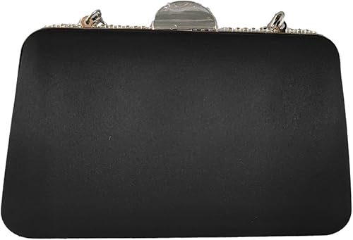 Miniatura 5 de Boutique De FGG Bolso de mano de cristal con borla, elegante bolso de noche para novias, bolsos de diamantes de imitación de fiesta de boda