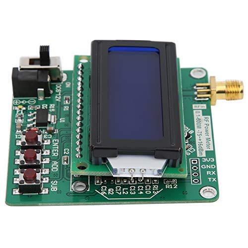 Rf Power Meter, 1-600Mhz -60～-5 Dbm Settable Power Attenuation Digital Display Of Signal Strength, Rf Logarithmic Detector Amplifiers #TOP5