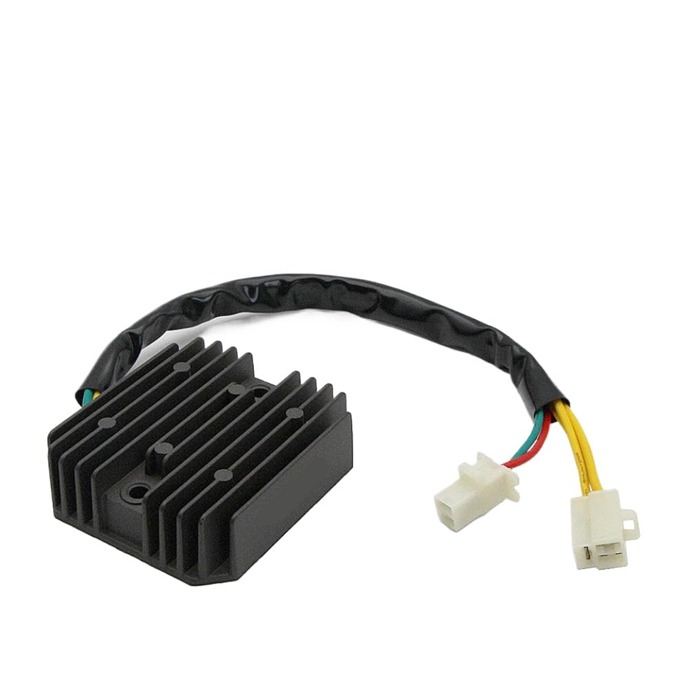 Regulador Rectificador de Voltaje Compatible con Daelim VJF 250 | Se ajusta a Daelim Roadwin R, VJ, VL 125 Fi, SV125, SL125U, S1, S3 125, S-300, SN125 EFI ; Pieza 31600-BA1-R300