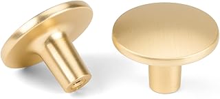 goldenwarm Drawer Knobs Kitchen Cabinet Knobs - 15 Pack Gold Dresser Knobs Bathroom Cabinet Knobs for Metal Drawer Hardware